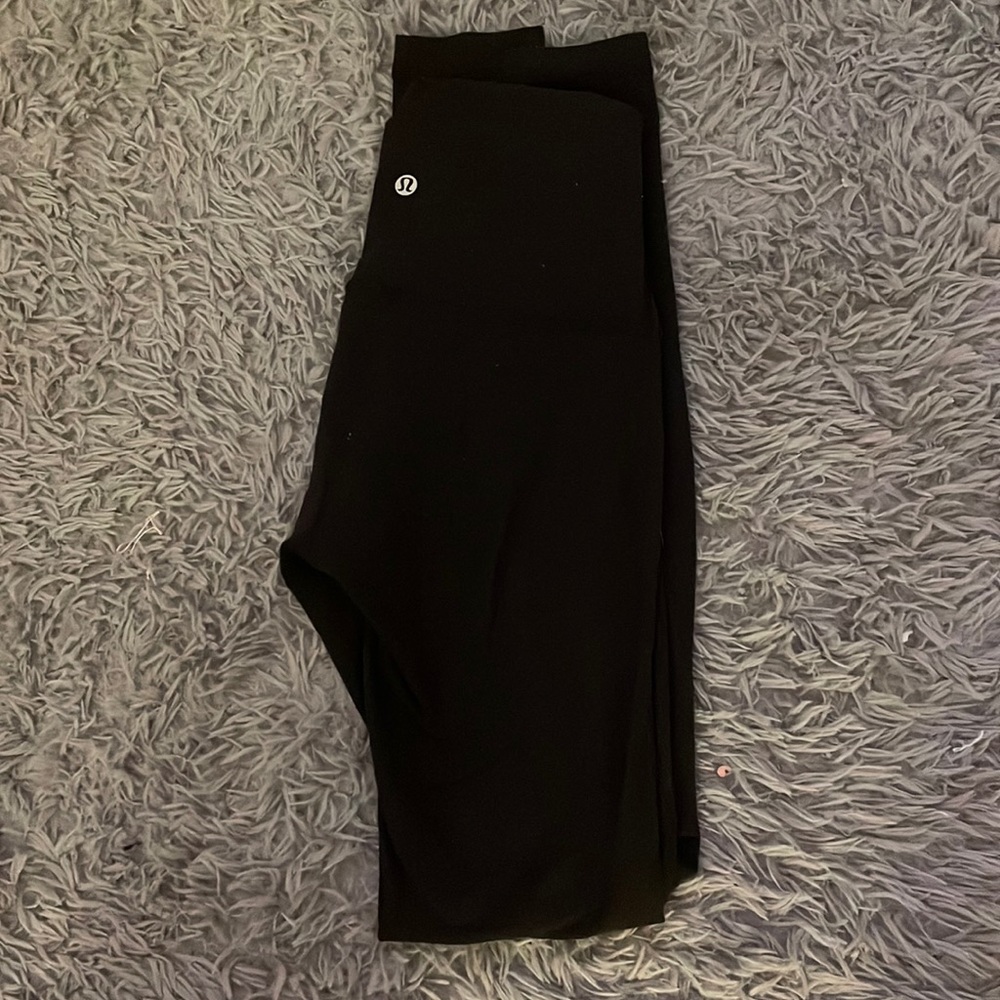 black lululemon align leggings 28 inch size 4
